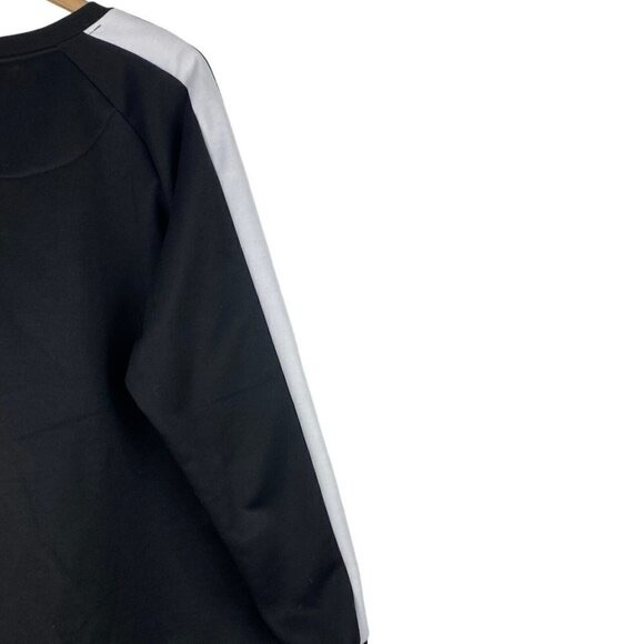 ONLY & Sons Mens Black Crew Neck Long Sleeve Sweatshirt White Stripe US XXL - Picture 5 of 6